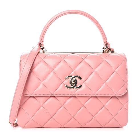 chanel wallet handbag syrese pink|Chanel lambskin bag.